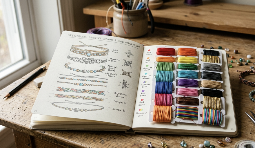 lên ý tưởng vòng tay handmade